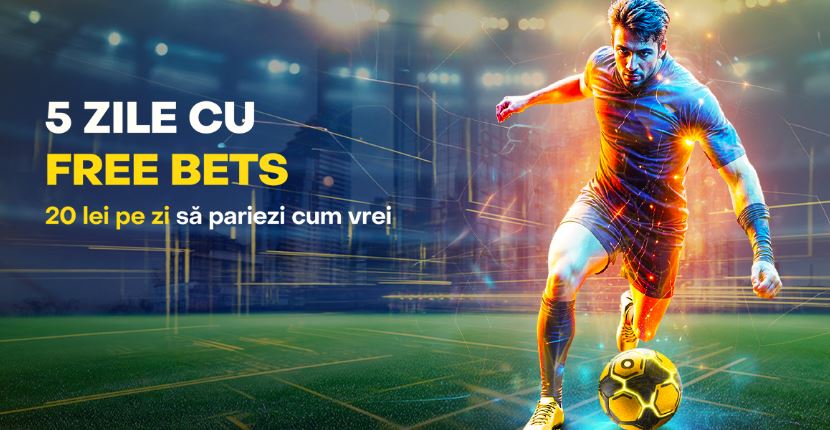 Fortuna Bonus de bun venit Sport - 100 lei Free Bet