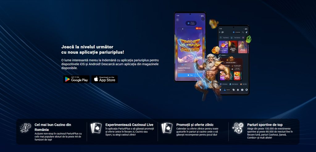 Pariuri Plus aplicatie mobil app