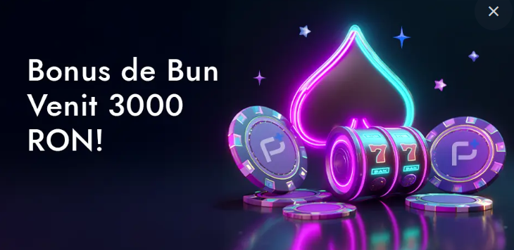 PariuriPlus bonus de bun venit cazino - 3000 RON