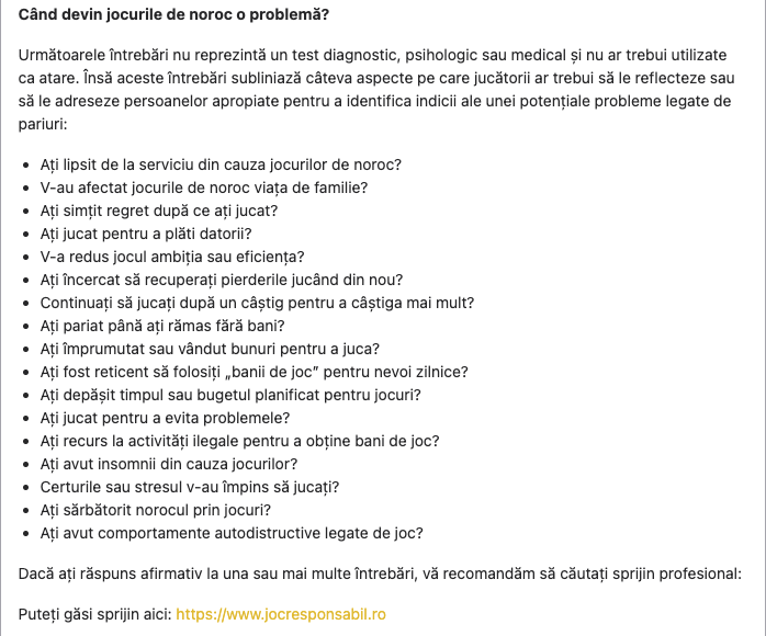 Joc Responsabil Lucky Seven