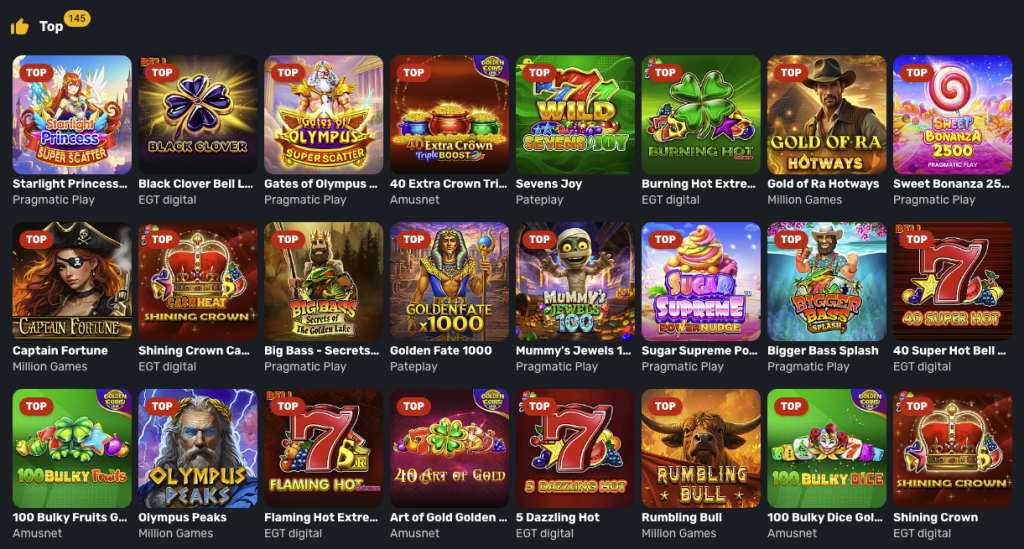 Jocuri disponibile la Prima Casino