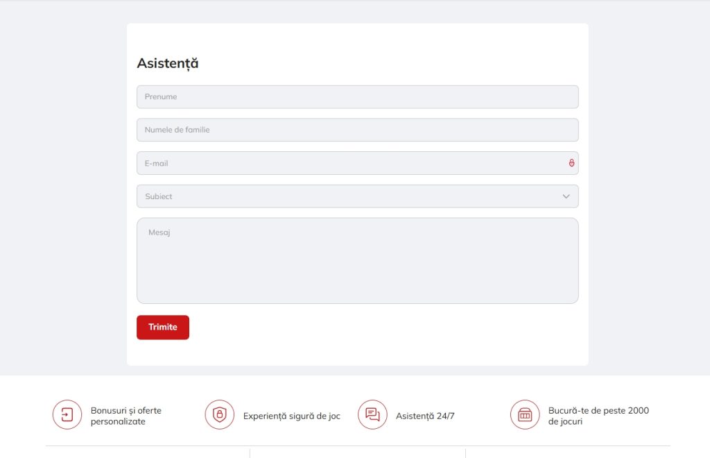 Powerbet Casino asistenta serviciu relatii clienti formular contact