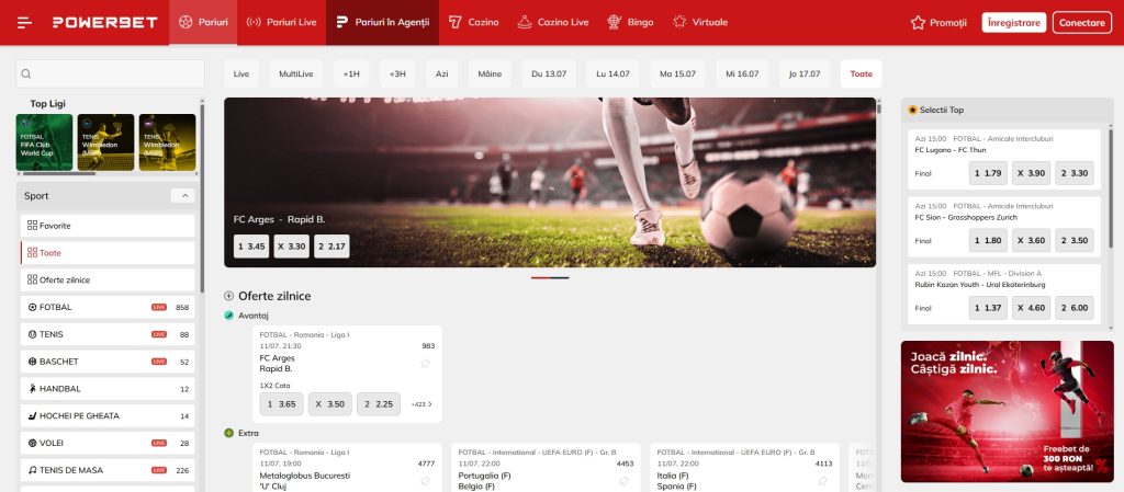 Powerbet Casino pariuri sportive pre-match betting