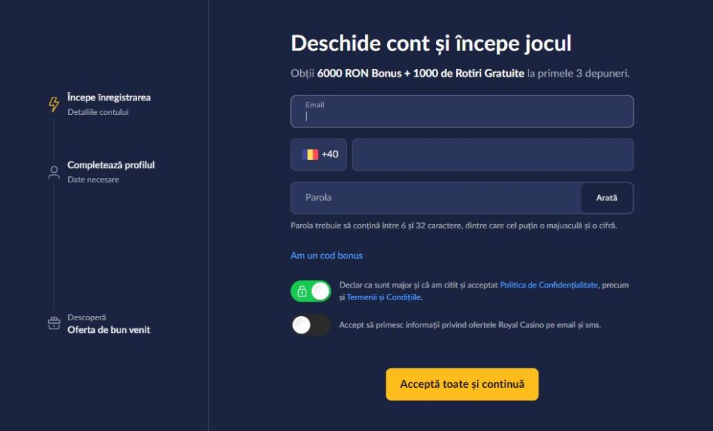Royal Casino - Cum deschizi cont - superpont.com