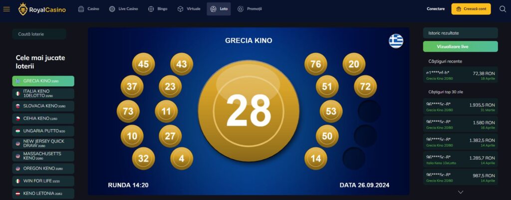 Royal Casino - Ofertă Loterii - superpont.com