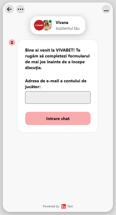 Vivabet Casino contact asistenta serviciu relatii clienti LIVE chat