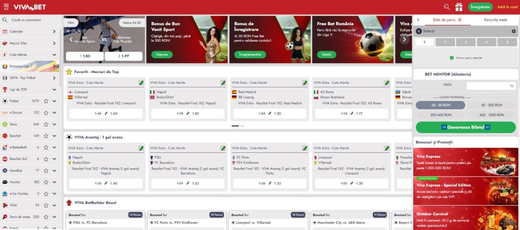 Vivabet Casino pariuri sportive