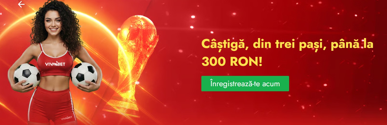 Vivabet bonus de bun venit sport 300 lei