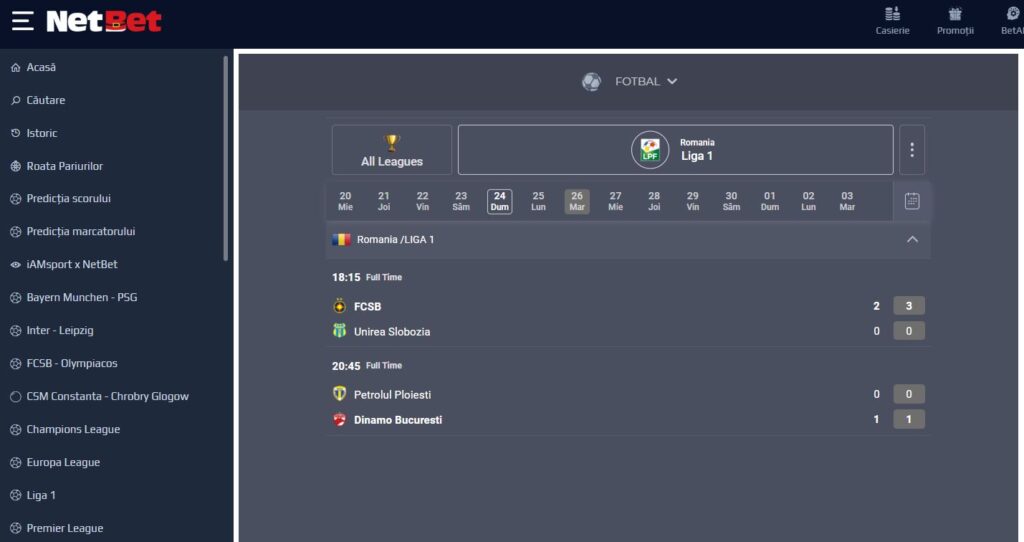 Rezultate pariuri sportive NetBET - superpont.com