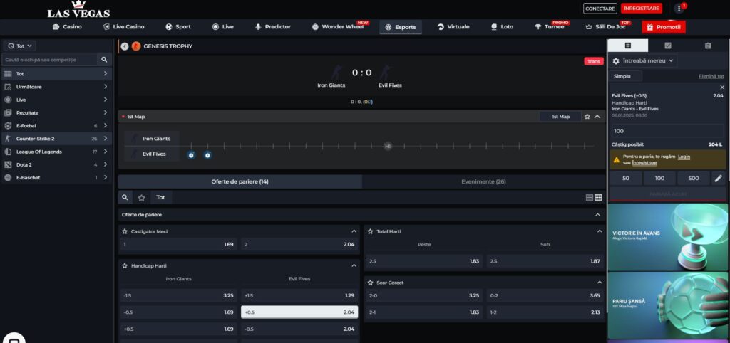 Cum pariezi pe eSports la Lasvegas.ro - superpont.com