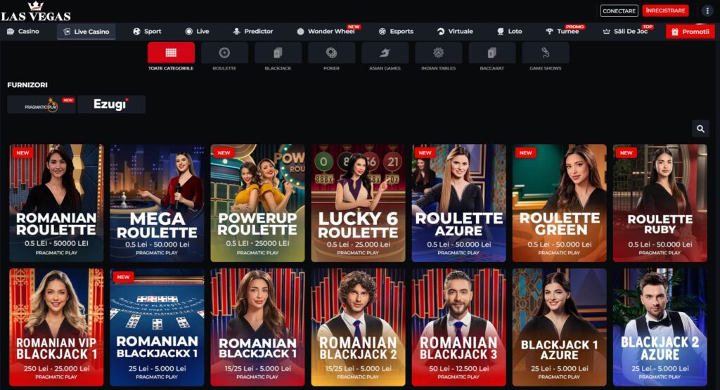 Las Vegas Casino - jocuri de masă - superpont.com