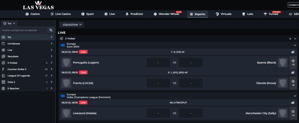 Oferta de pariuri eSports Las Vegas - superpont.com