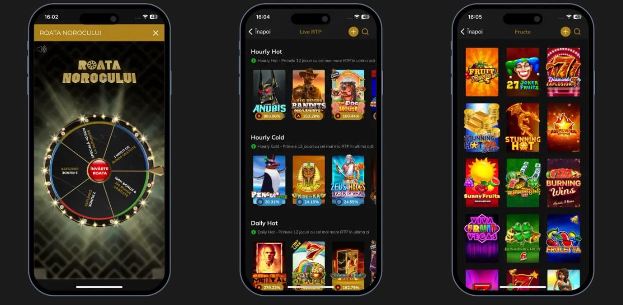 Aplicația pentru mobil Princess Casino