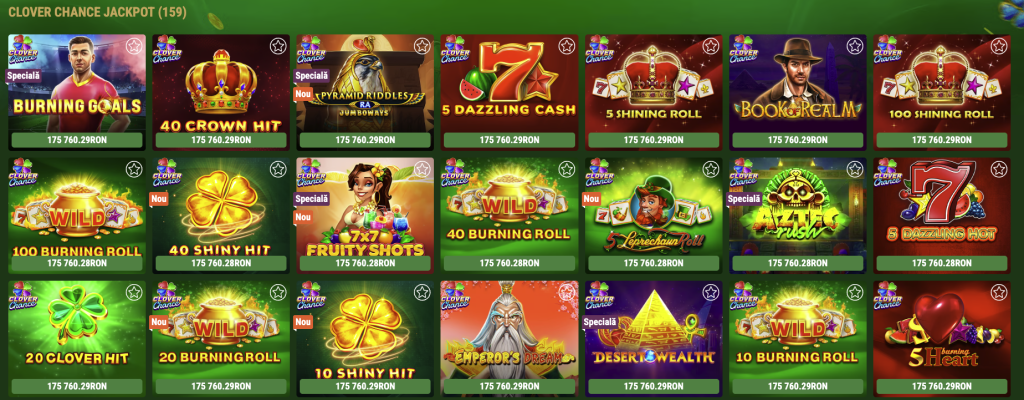 Jackpoturi disponibile la One Casino