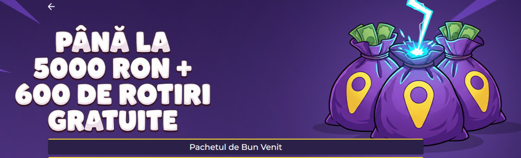 Maxwin bonus de bun venit 5000 RON și 600 rotiri