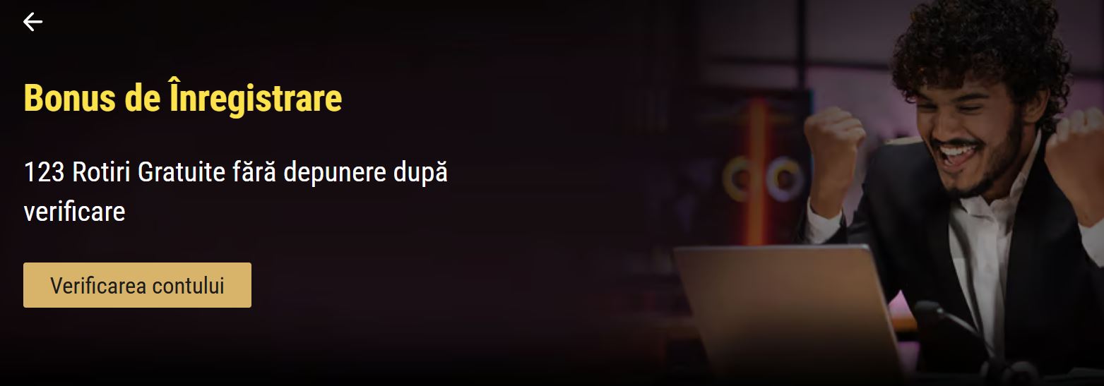 One Casino bonus fără depunere 123 rotiri gratuite