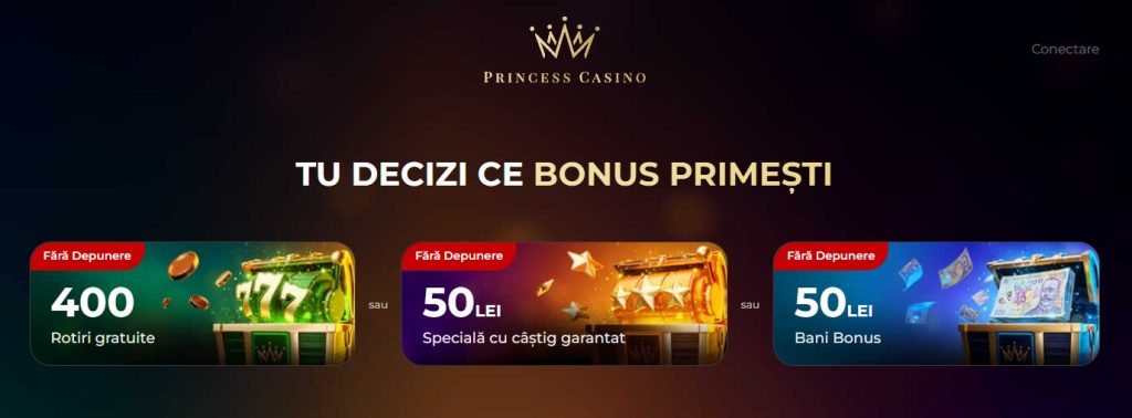 Princess Casino bonus fara depunere 400 de rotiri gratuite
