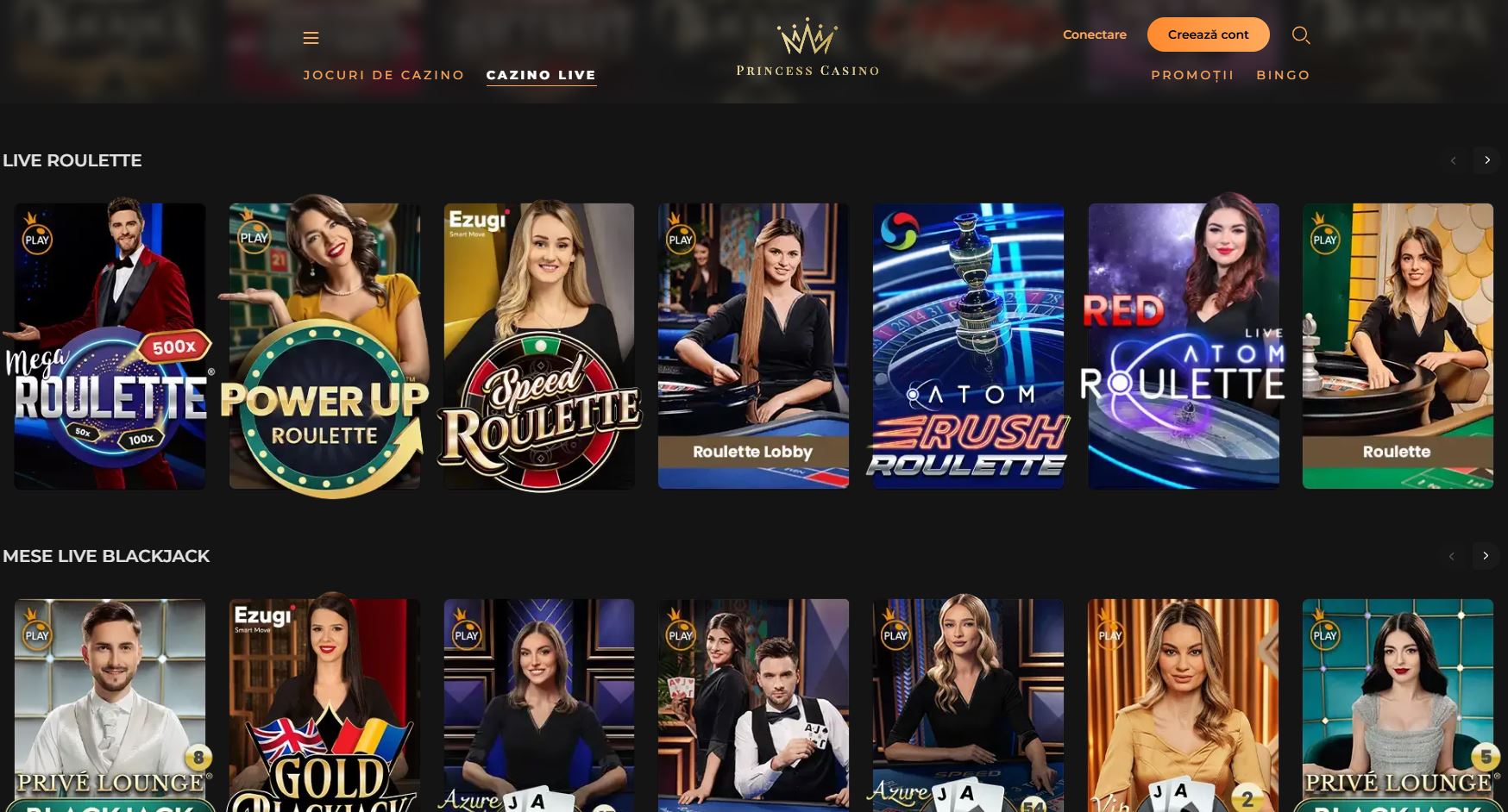 Princess LIVE Casino