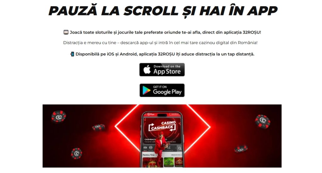 32Rosu Casino aplicatie mobil app