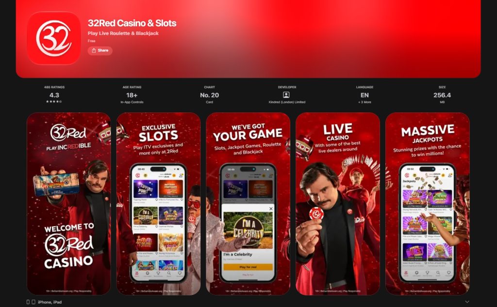 32Rosu Casino aplicatie mobil app IOS