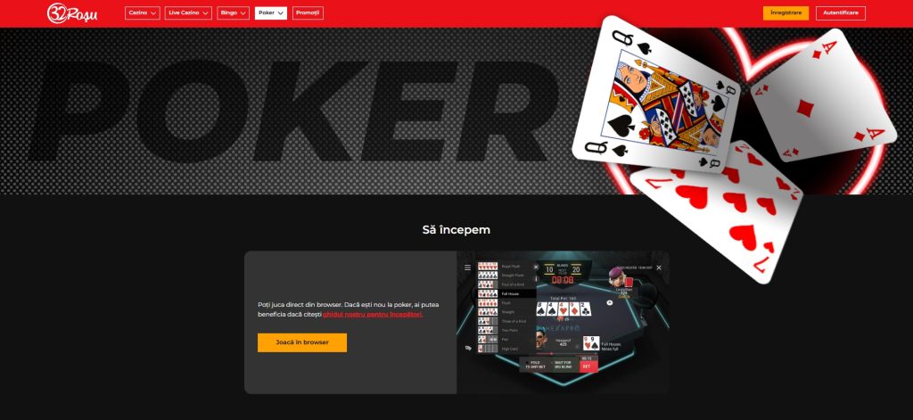 32Rosu Casino poker jocuri