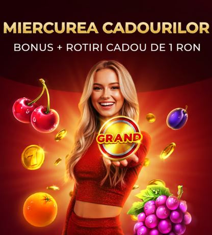 Bonus miercuri Lucky Seven - până la 100 lei și 30 rotiri gratis