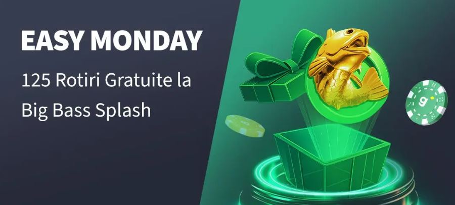 Getsbet 125 rotiri gratuite în zilele de luni