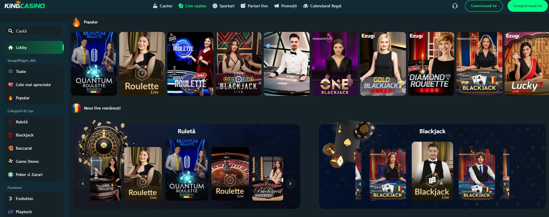 KingCasino cazino LIVE