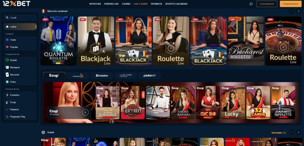 12xbet Live Casino