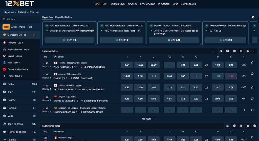 12xbet pariuri sportive