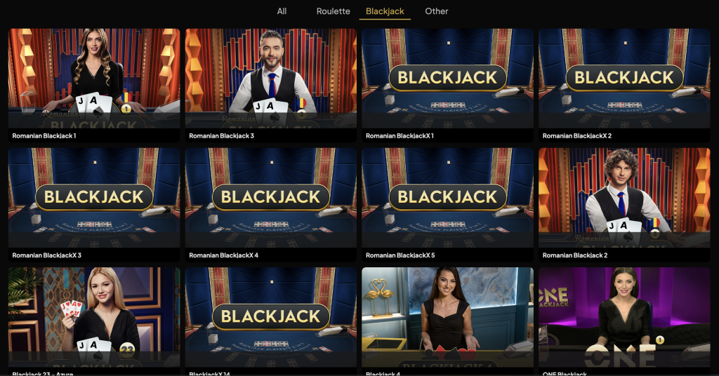 Blackjack LIVE Pacanele.ro