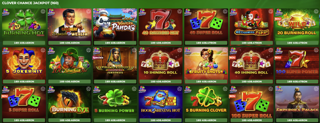 Clover Chance Jackpot la Prowin