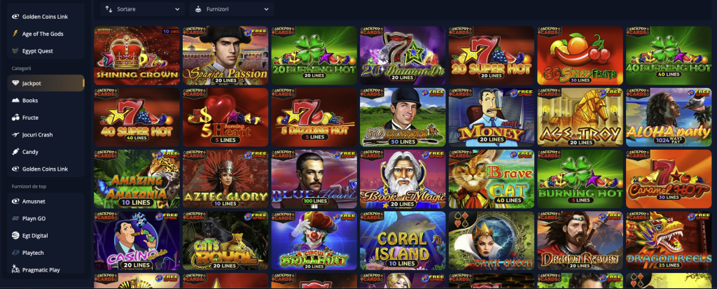 Jackpoturi 12XBET Casino