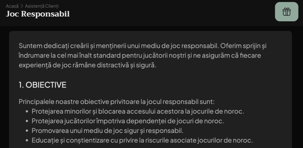 Joc Responsabil Pacanele.ro