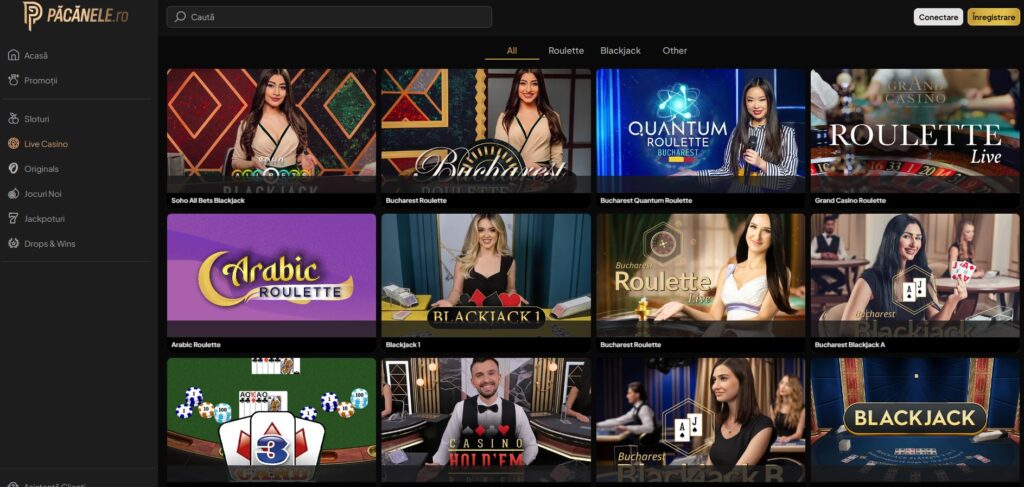 Pacanele Casino LIVE
