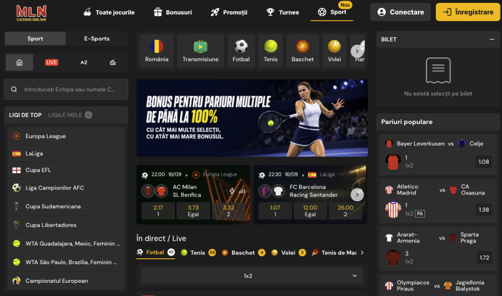 Pariuri Sportive Million Casino