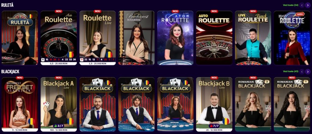 Swiper Casino jocuri de masa 1