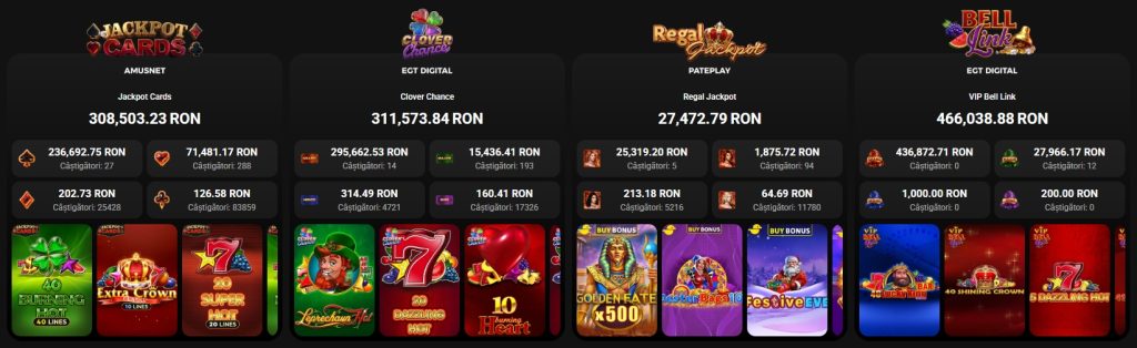 TOTOGaming jackpots