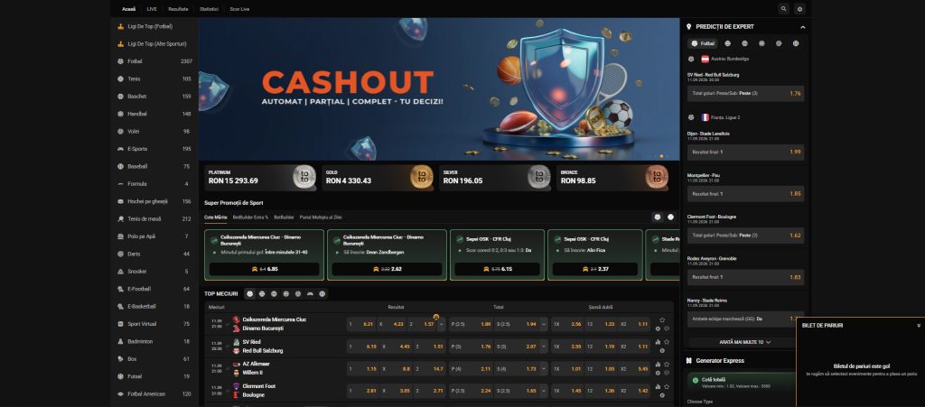 TOTOGaming pariuri sportive betting