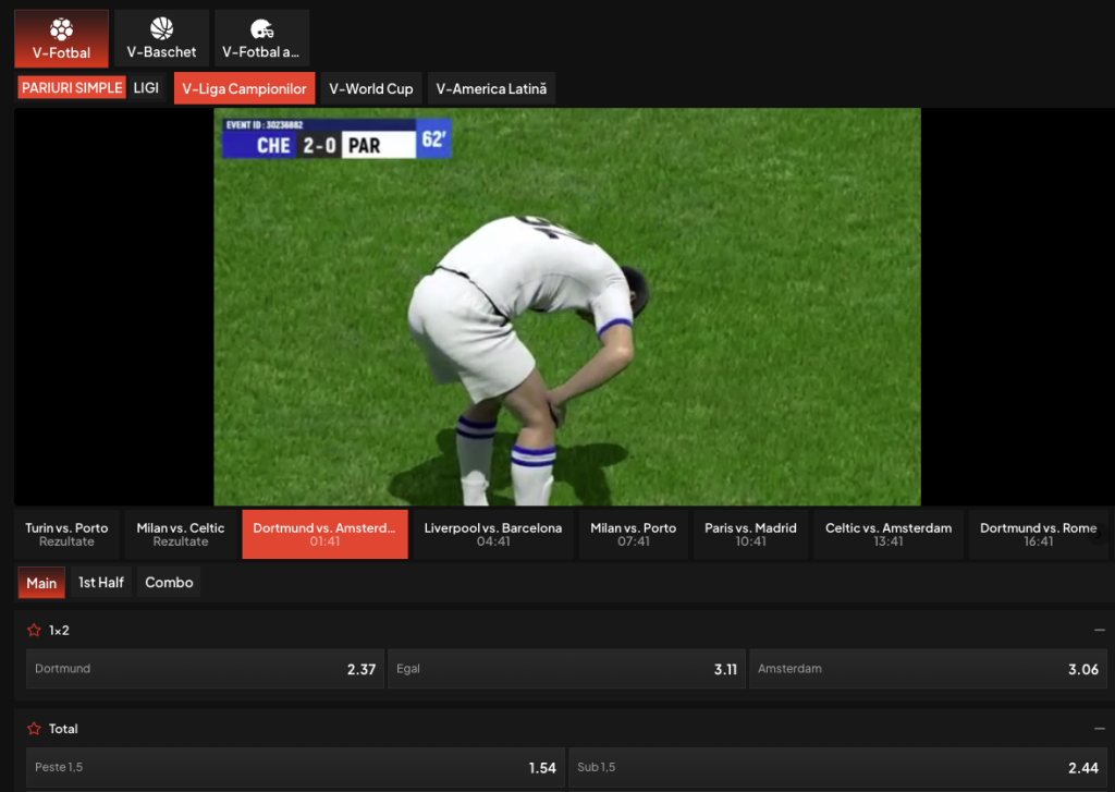 Sporturi virtuale la TopBet Casino