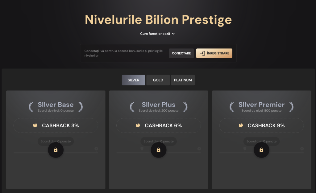 Program de loialitate Bilion Casino