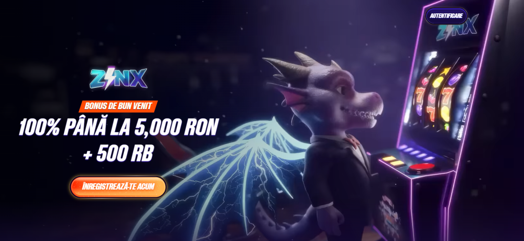 Zinx Bonus 5000 RON + 500 rotiri gratuite
