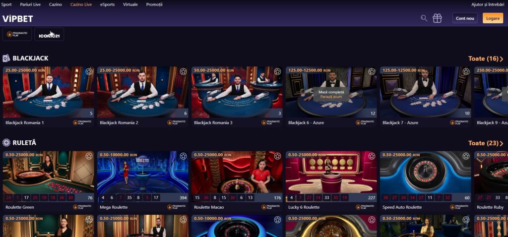 Live Casino VipBet