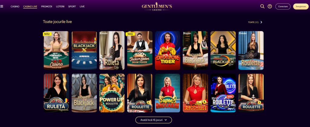 Gentlemens Casino cazino LIVE
