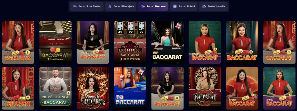 Baccarat Live la Cool Casino