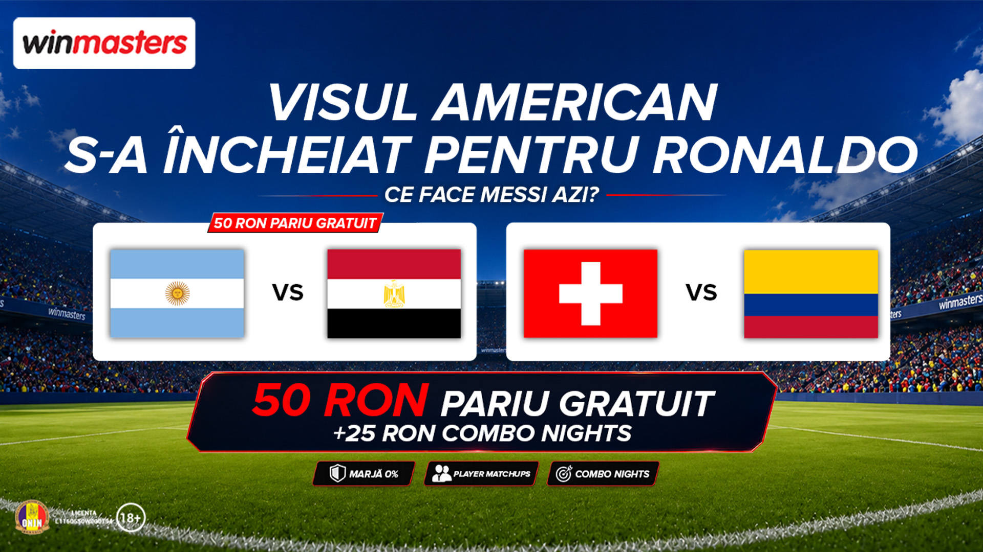 Visul american a luat sfârșit pentru Ronaldo. Ce face Messi azi Cotele Winmasters