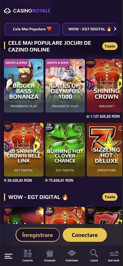 Casino Royale pe mobil