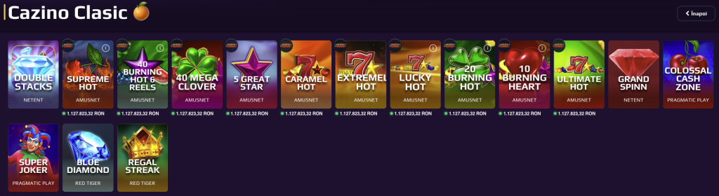 Sloturi clasice Casino Royale