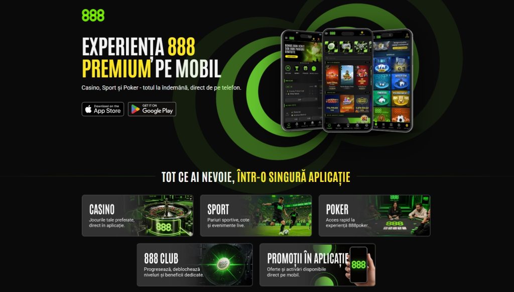 888 ro aplicatie mobil app telefon tableta