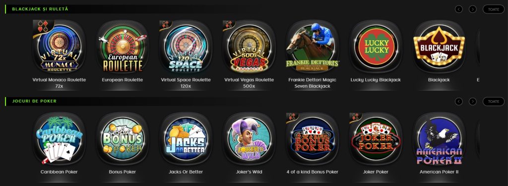 888 ro table games si video poker table games